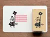 Pre-Order Stamp Marche Label Companion Stamp - Flower Flag Girl