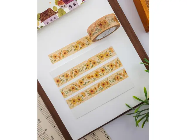 Saien Washi Tape - Sunflower