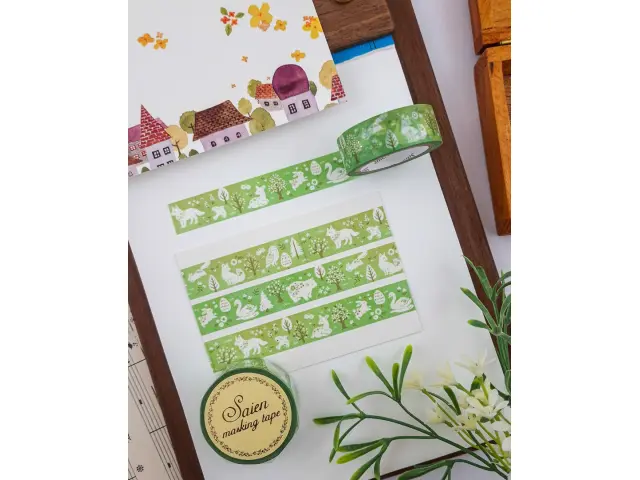 Saien Washi Tape - Forest