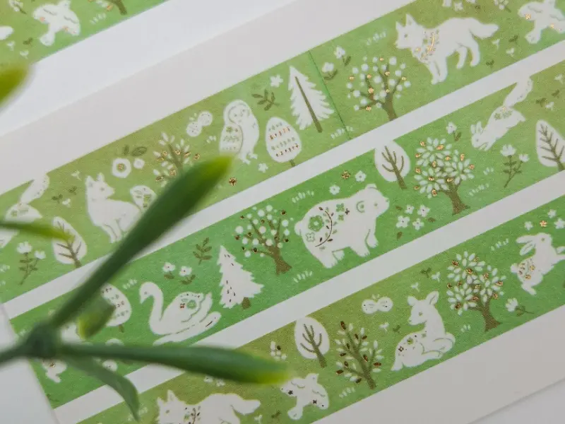 Saien Washi Tape - Forest