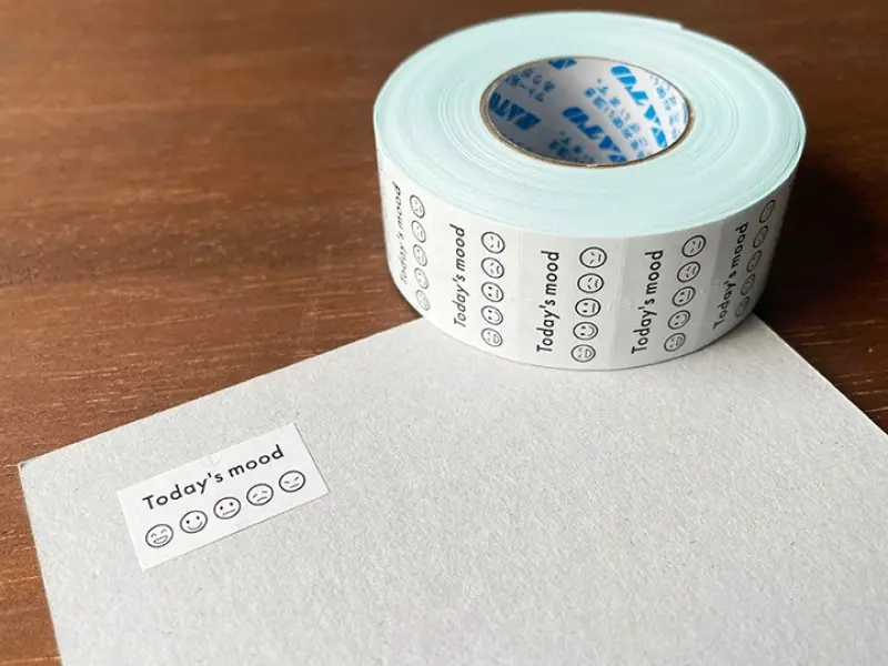 Pre-Order Stamp Marche Label Sticker Roll - Today’s Mood