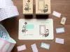 Pre-Order Stamp Marche Label Companion Stamp - Flower Flag Girl