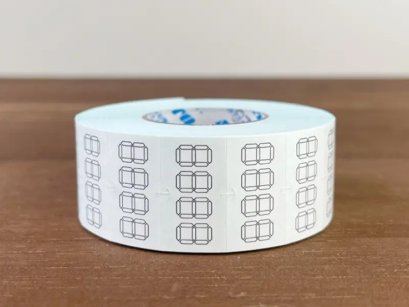 Pre-Order Stamp Marche Label Sticker Roll - Digital Numbers