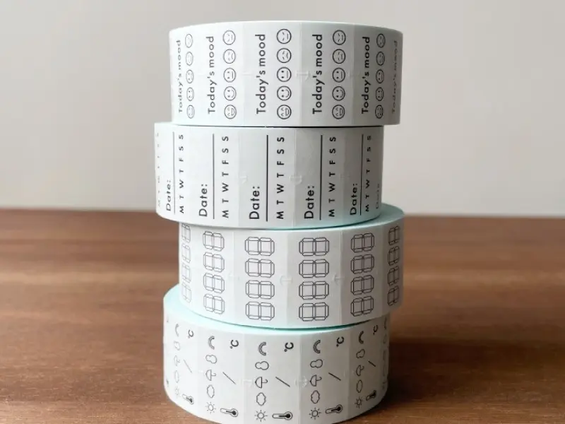 Pre-Order Stamp Marche Label Sticker Roll - Water Tracker