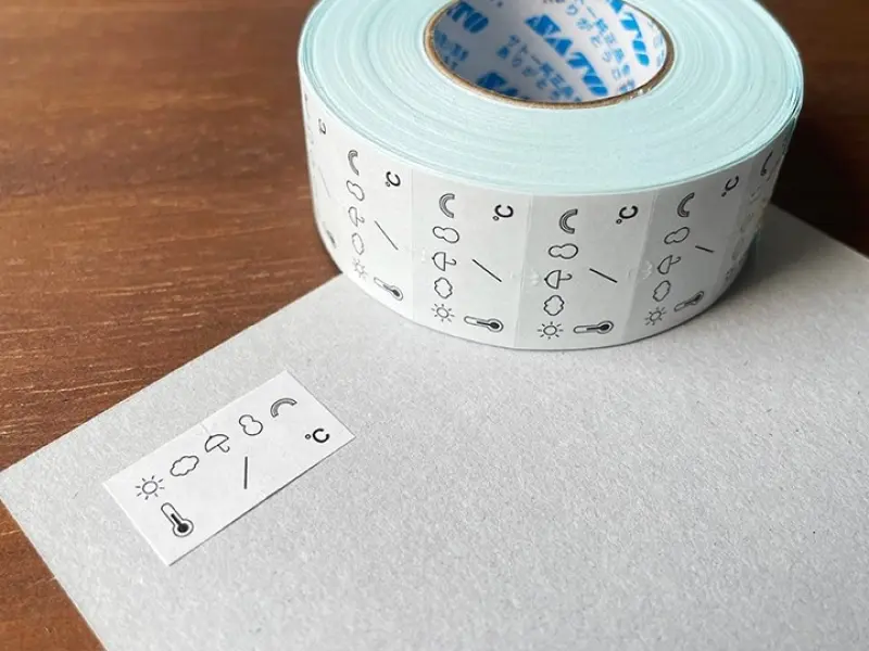 Pre-Order Stamp Marche Label Sticker Roll - Weather & Temperature
