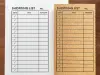 Pre-Order Stamp Marche List Stamp - Shopping List