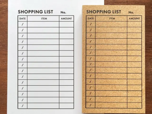 Pre-Order Stamp Marche List Stamp - Shopping List
