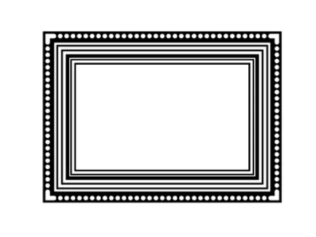 Pre-Order Kurukynki Wooden Rubber Stamp The Frame Gallery - Classic A
