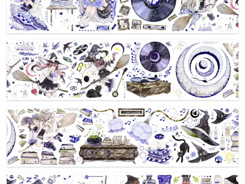 Reco Studio Washi Tape Sample - Star Travel