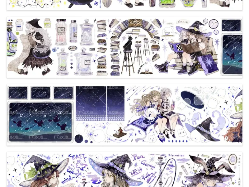 Reco Studio Washi Tape Sample - Star Travel
