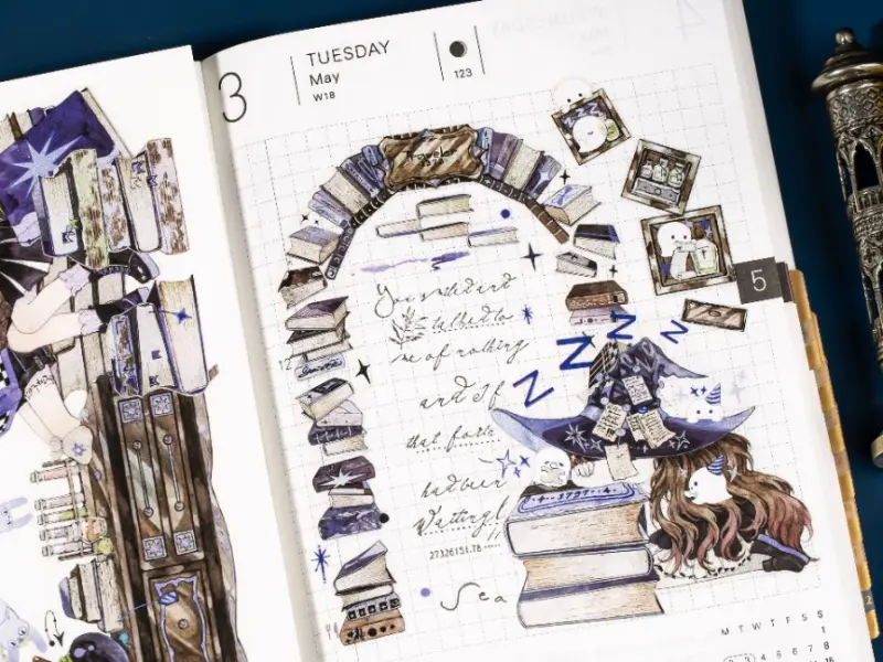 Reco Studio Washi Tape Sample - Star Travel