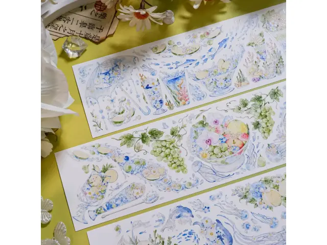 Shine Studio PET Tape Sample - Frozen Lemon Boba
