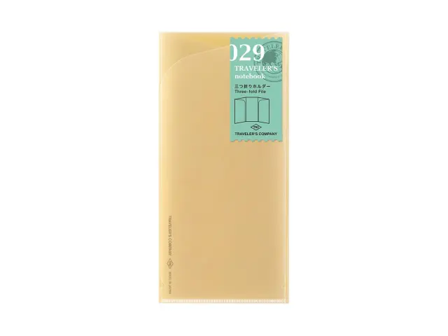 029. Three-Fold File Travelers Notebook