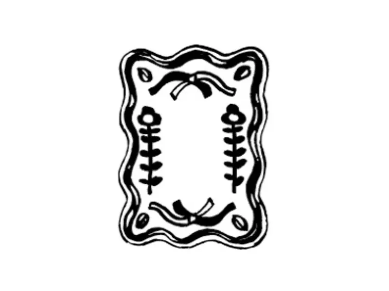 Pre-Order Kurukynki Wooden Rubber Stamp The Counting Gallery - Frame C