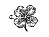 Pre-Order Kurukynki Wooden Rubber Stamp The Dream Ledger - Clover