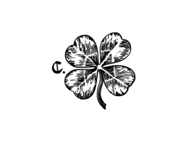 Kurukynki Wooden Rubber Stamp The Dream Ledger - Clover