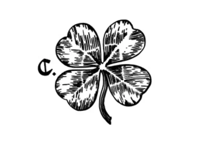 Pre-Order Kurukynki Wooden Rubber Stamp The Dream Ledger - Clover