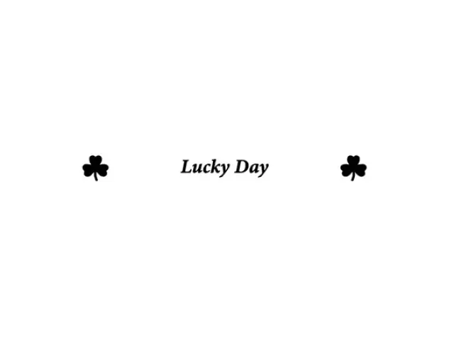 Kurukynki Wooden Rubber Stamp The Dream Ledger - Lucky Day