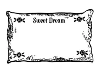 Pre-Order Kurukynki Wooden Rubber Stamp The Dream Ledger - Pillow A