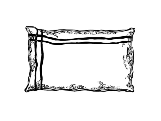 Kurukynki Wooden Rubber Stamp The Dream Ledger - Pillow B