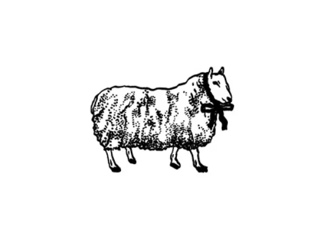 Kurukynki Wooden Rubber Stamp The Dream Ledger - Sheep