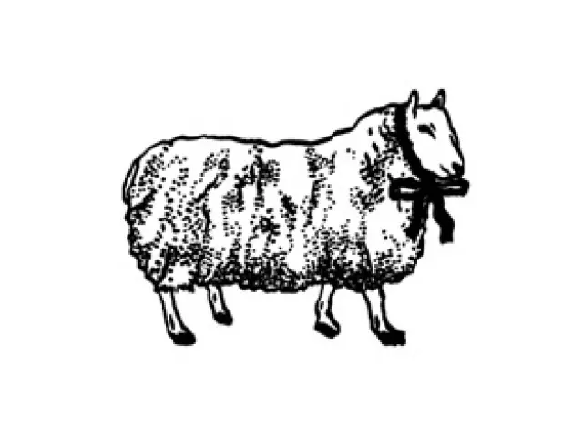Pre-Order Kurukynki Wooden Rubber Stamp The Dream Ledger - Sheep