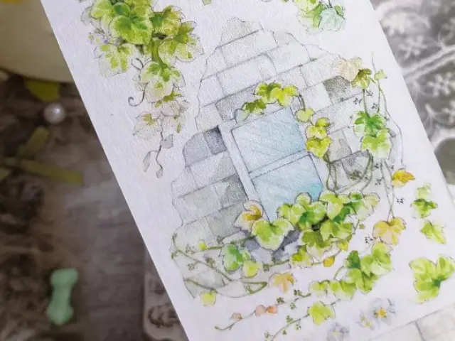 Wines Washi Tape Sample - Ivy Wall