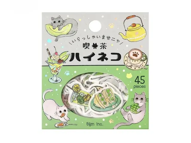 BGM Sticker Flakes Welcome, Meow! - Cafe High Neko