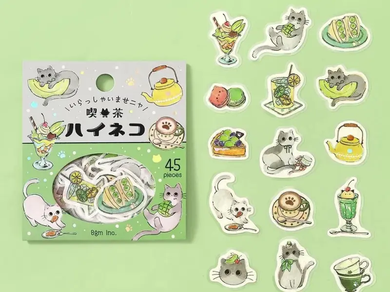 BGM Sticker Flakes Welcome, Meow! - Cafe High Neko