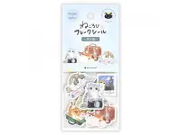 NB Co. Sticker Flakes Cat - Travel