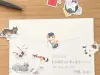 NB Co. Sticker Flakes Cat - Send More Letters