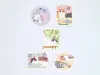 NB Co. Sticker Flakes Cat - Postage Stamp