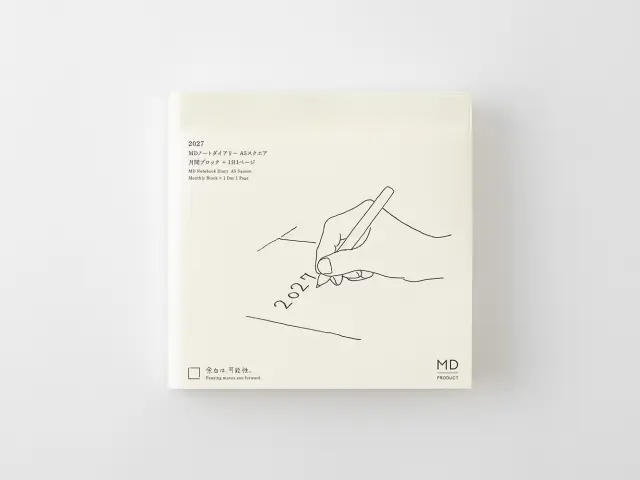 Pre-Order 2027 MD [A5 SQUARE] Notebook Diary 1 Day 1 Page