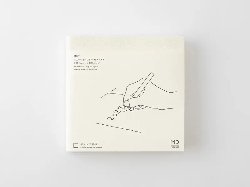 Pre-Order 2027 MD [A5 SQUARE] Notebook Diary 1 Day 1 Page