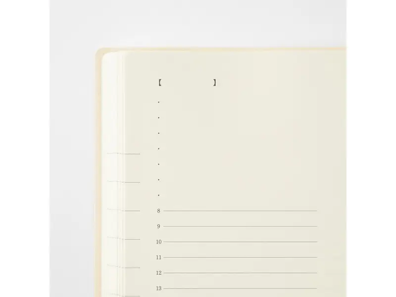 Pre-Order 2027 MD [A5] Notebook Diary 1 Day 1 Page