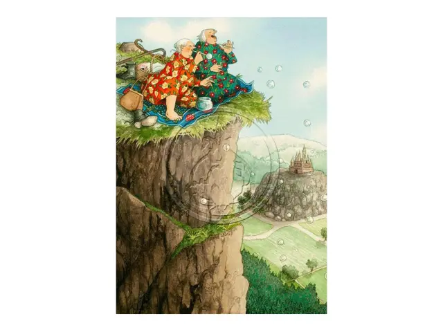 Inge Löök Postcard Old Ladies - 43