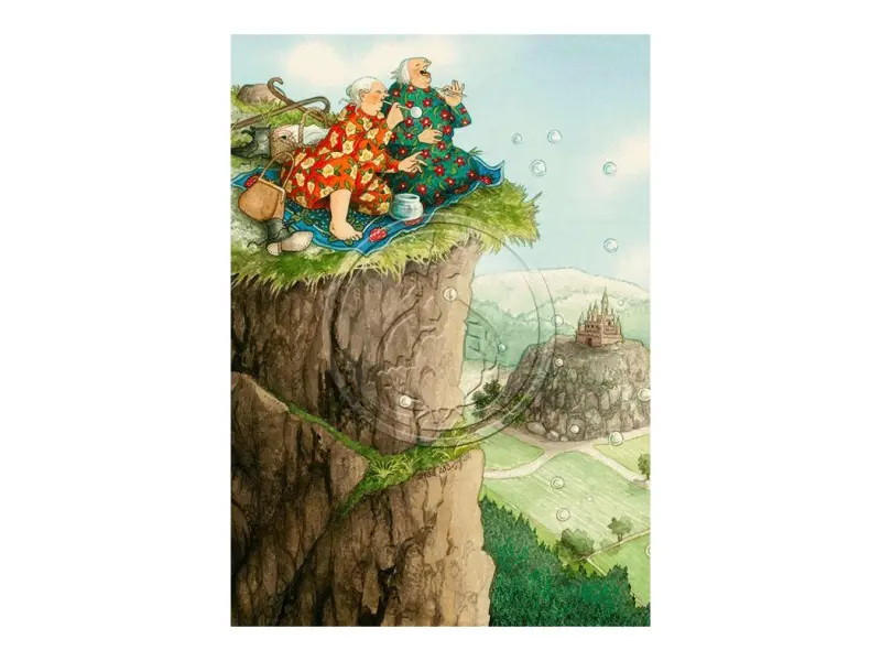 Inge Löök Postcard Old Ladies - 43