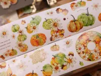 Pre-Order Xiaobaijia Kiss-Cut Washi Tape - Pumpkin Patch