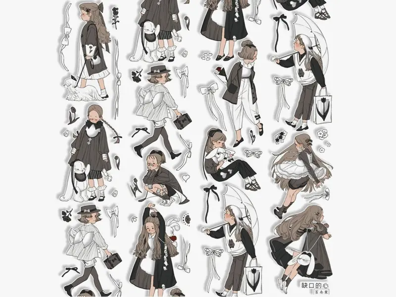 Pre-Order Baicangjia Studio Die-Cut PET Tape - The Incomplete Heart