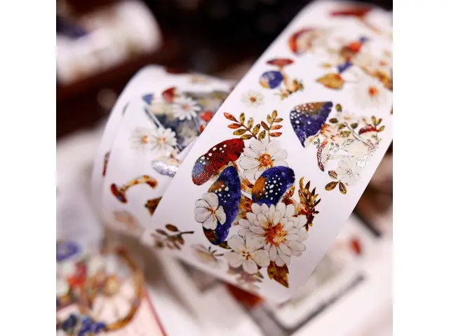 Pre-Order Xiaobaijia Kiss-Cut Washi Tape - Woodland Mushroom Story