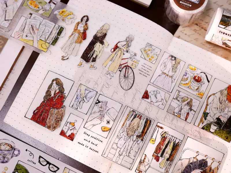 Pre-Order Xiaobaijia Die-Cut PET Tape - Panel Journal
