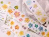 Pre-Order Xiaobaijia Die-Cut Washi Tape - Pastel Flower Town