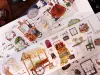 Pre-Order Xiaobaijia Die-Cut PET Tape - Warm Light Leisure