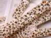 Pre-Order Xiaobaijia Washi Tape With Release Paper - Tea Brown Floral Shadows
