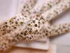 Pre-Order Xiaobaijia Washi Tape With Release Paper - Tea Brown Floral Shadows