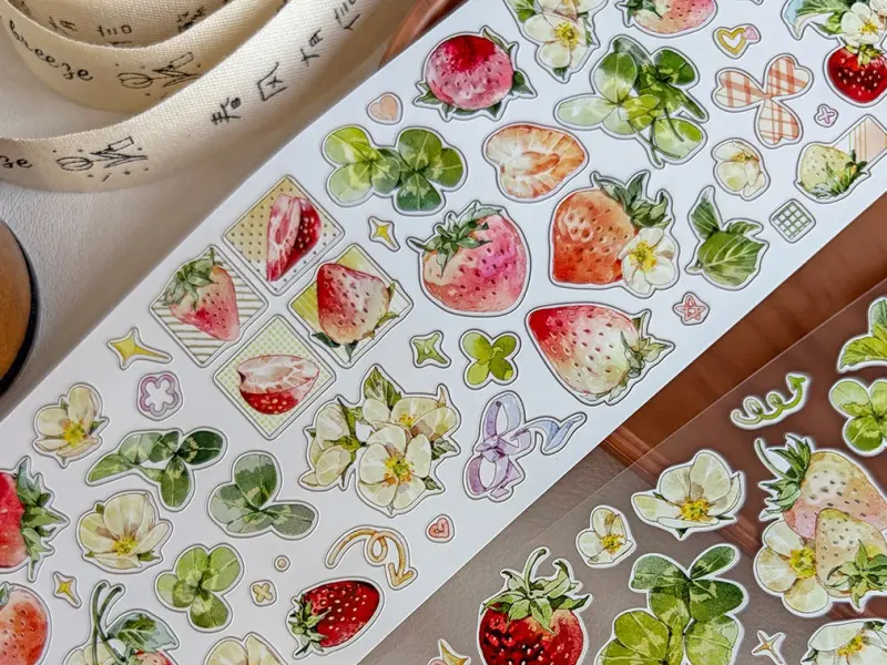 Pre-Order Baicangjia Studio Die-Cut Washi Tape - Wild Charm