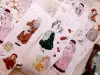 Pre-Order Xiaobaijia Kiss-Cut Washi Tape - Girl Among Flowers