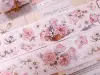 Pre-Order Xiaobaijia Die-Cut Washi Tape - Floral Soft Pink