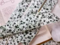 Pre-Order Xiaobaijia Washi Tape With Release Paper - Green Mist Floral Letter