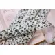 Xiaobaijia Washi Tape With Release Paper - Green Mist Floral Letter